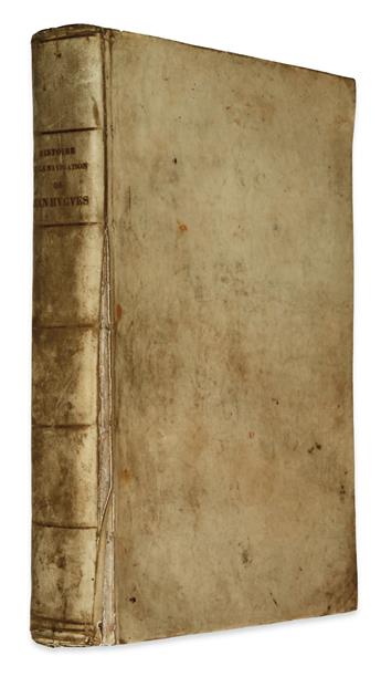TRAVEL  LINSCHOTEN, JAN HUYGEN VAN. Histoire de la Navigation . . . Troisiesme edition augmentee. 1638. Lacks 6 plates and all 6 maps.